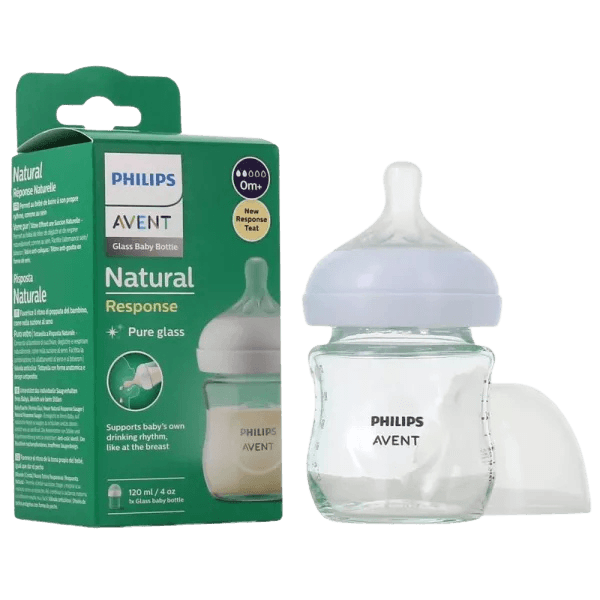Avent Bib Verre Natural Response 0M+ 120ML