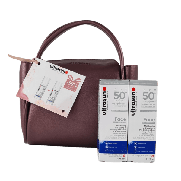 Ultrasun Sac 2 Ecran Face GEL Anti-pigm Spf50+ 50ML -50% Sur La 2EME