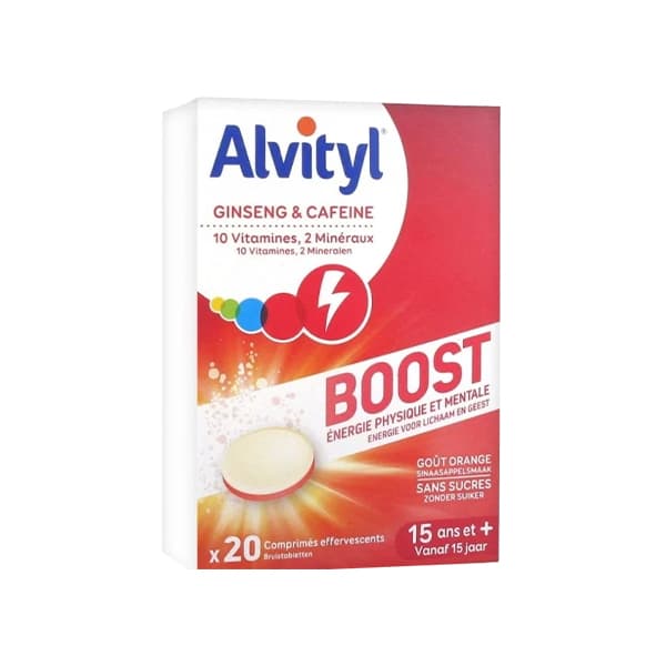 Alvityl Tonus Boost 20 Comprimes Effervescents