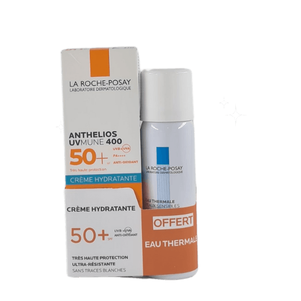 Anthelios Uvmune400 Ecran Cr Hydra Inv Spf50+ P/s 50ML + Eau Thermale 50ML Offerte