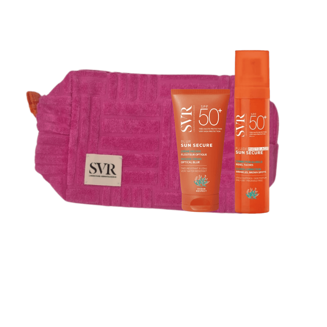 SVR Sun Secure Pack Fluide Photo-age + Blur Invisible Spf50+ Avec Trousse Offerte