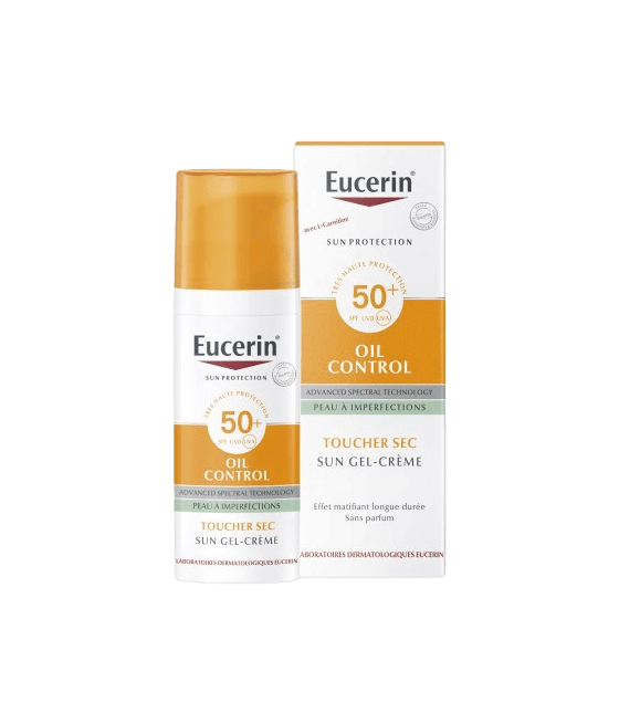 Eucerin Sun Protection Oil Control Gel-creme Toucher Sec Spf50+ 50ML