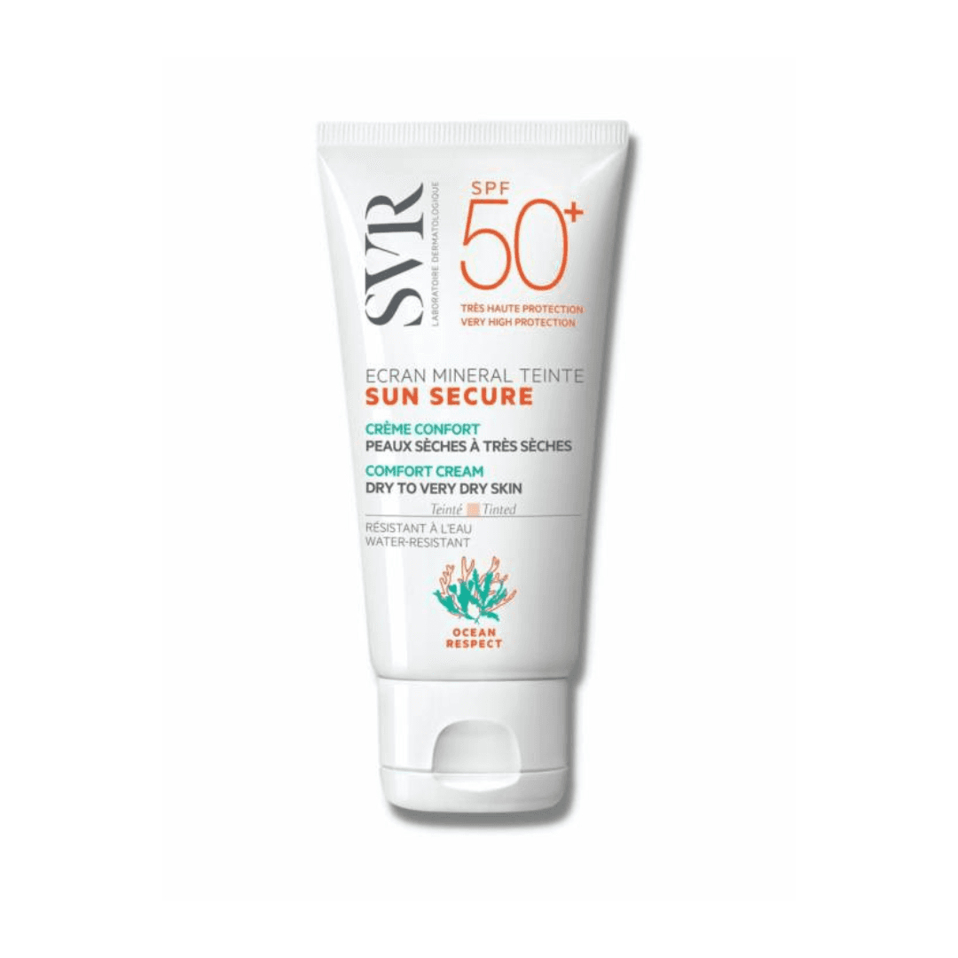 SVR Sun Secure Ecran Mineral Teinte Peaux Seches Spf50+50ml (date D Exp 11/2026)