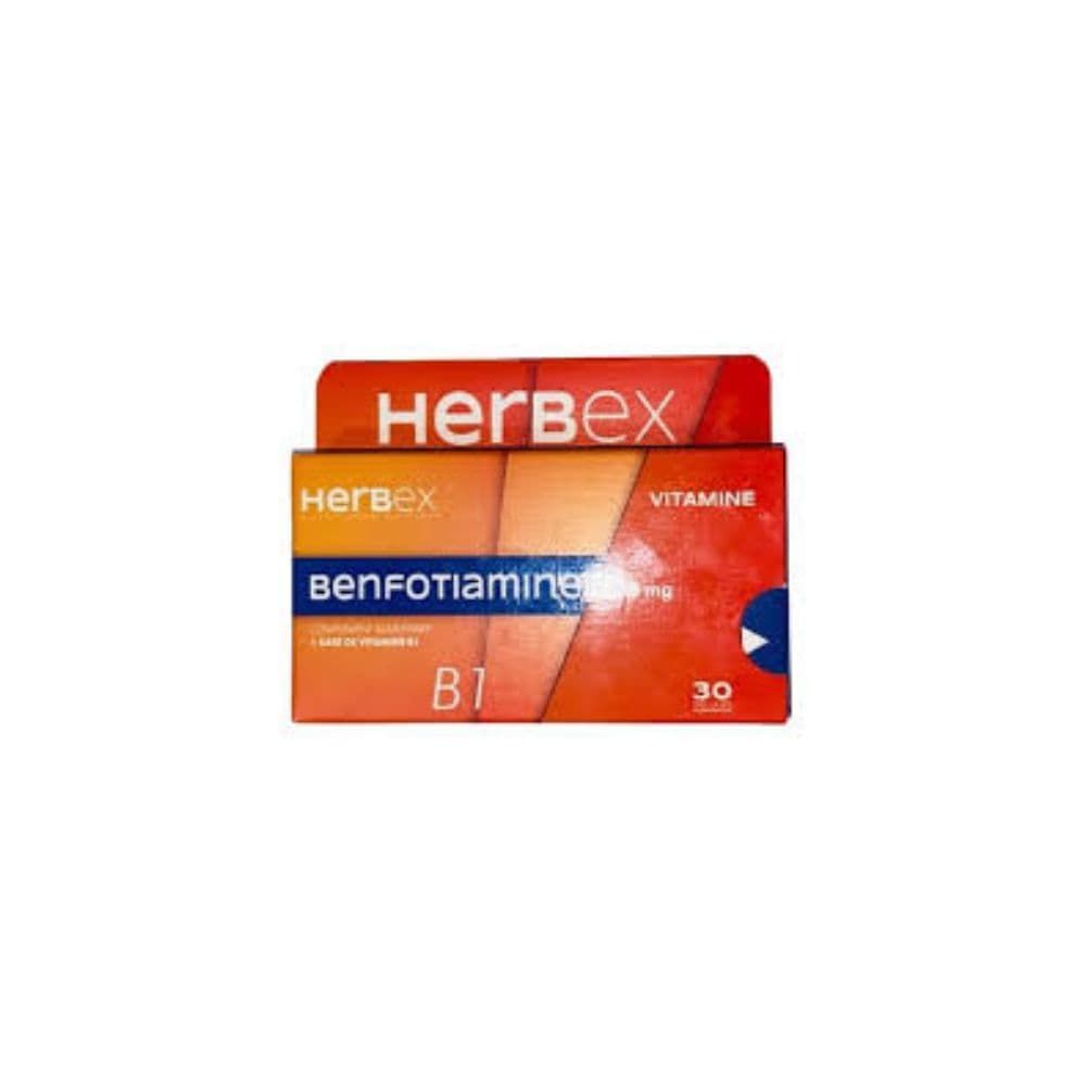 Herbex Benfotiamine Vitamine B1 50 Mg Bt30