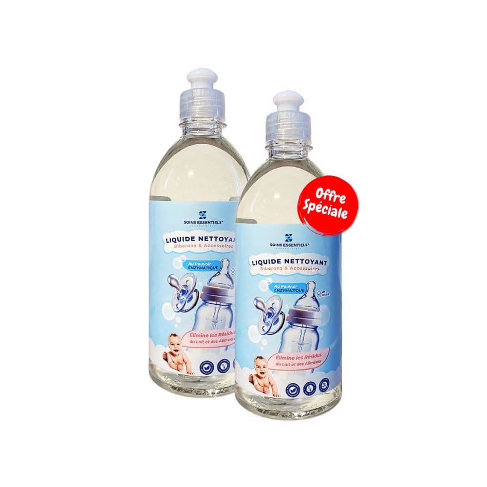 Offre Speciale Lot De 2X Liquide Nettoyant Biberons Soins Essentiels 500 ML