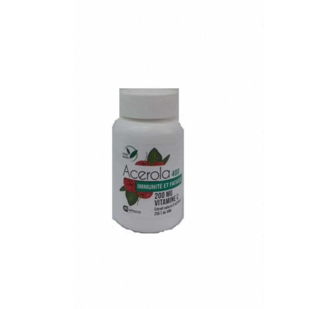 Acerola 400 200Mg Vitamine C 20 Capsules