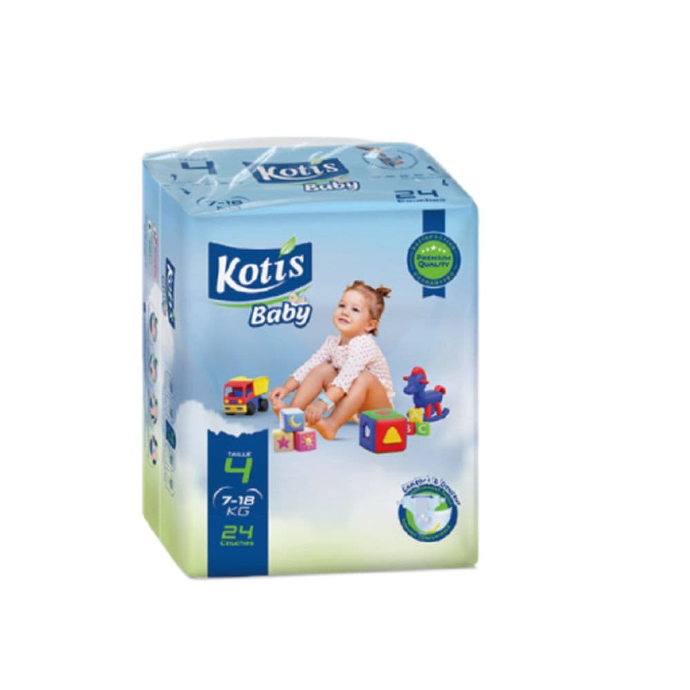 Kotis Couche BB 7-18 KG T.4 Bt/24