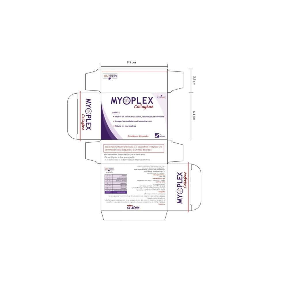 Medicare Myoplex Collagene Gelules B/30