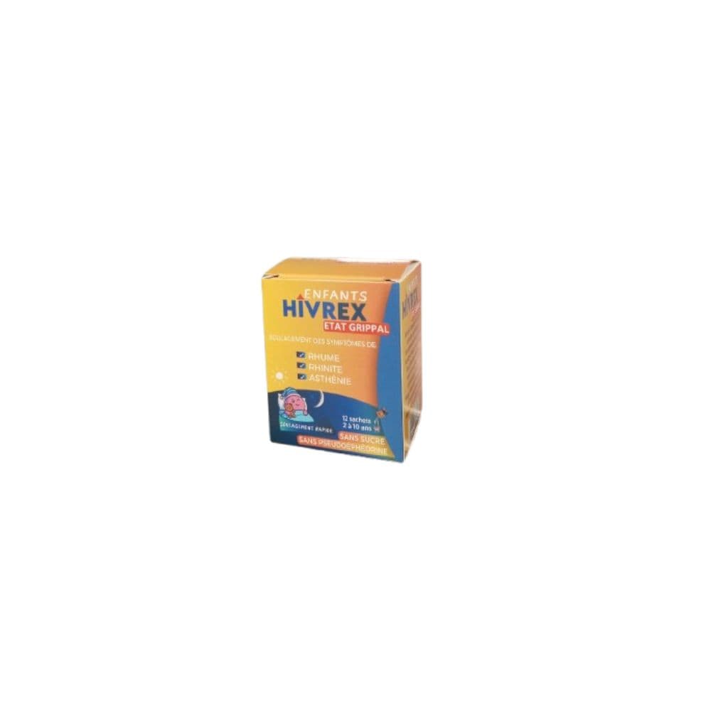Hivrex Etat Grippal Enfants 12 Sachets J/n