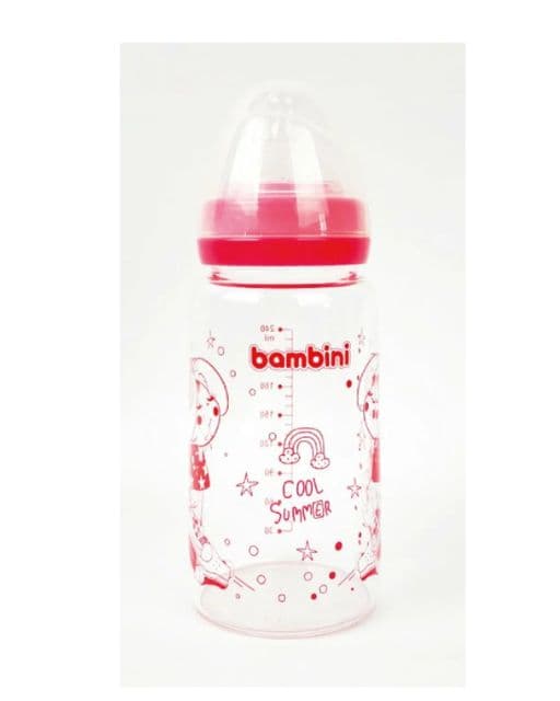 Bambini Bib Large En Verre 240ML 614 Rose