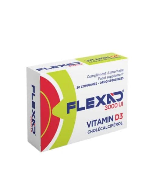 Flexa 3000UI Vitamin D3 Bt 30CP