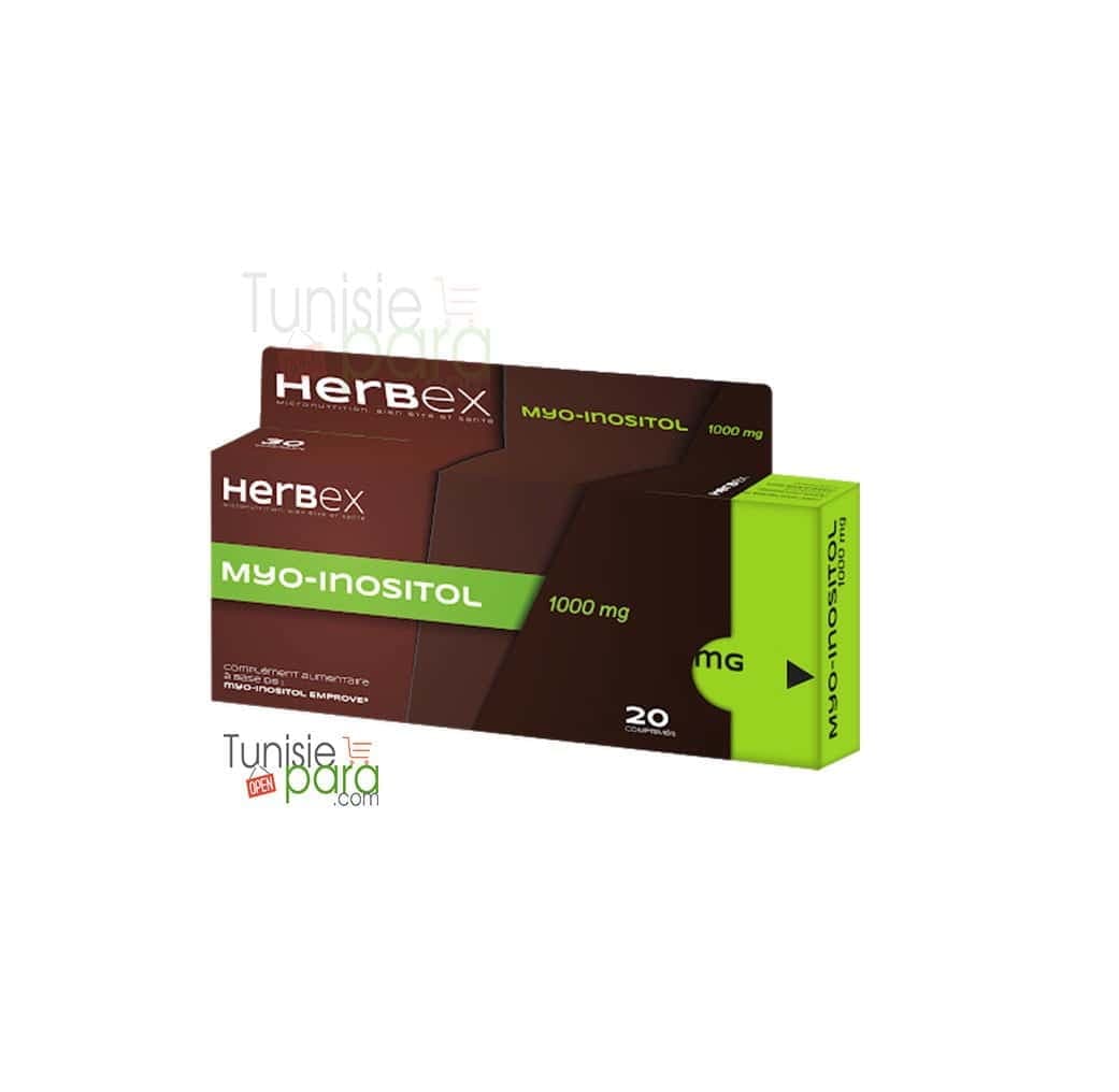 Herbex Myo-inositol 1000 Mg Boite De 20 Cp (emballage Defectueux )