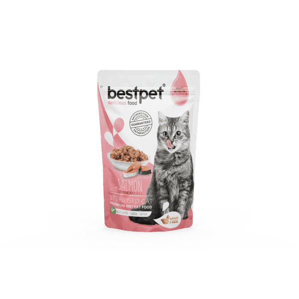 Bestpet Pochon Gf Salmon Ster 85gr