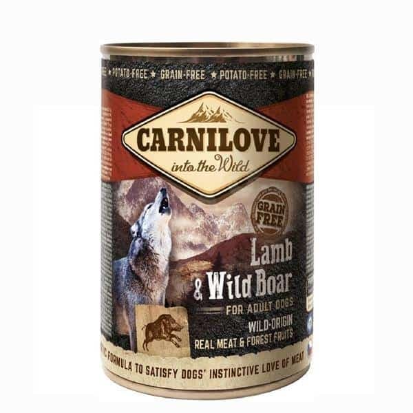Boite Carnilove Agneau Sanglier 400g