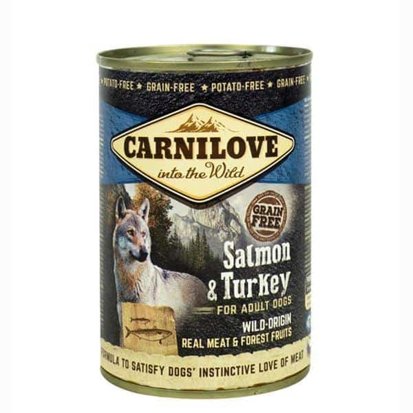Boite Carnilove Saumon Dinde 400g