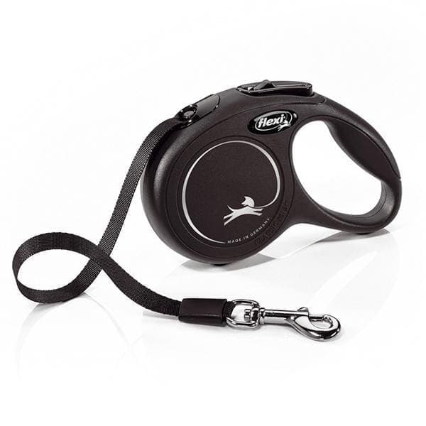 Flexi New Classic Tape Laisse Pour Chien Noir M 5 M ( 25 Kg)
