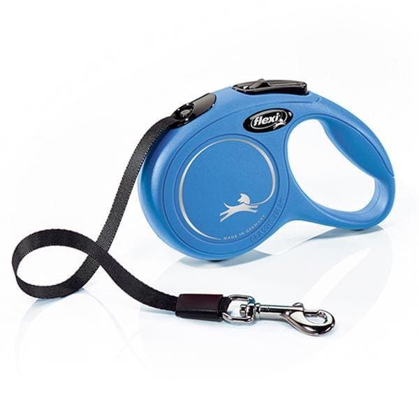 Flexi New Classic Tape Laisse Pour Chien Bleu M 5 M ( 25 Kg)