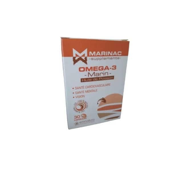 Marinac Omega 3 Marin 30 Capsules (date Proche 06/2026)