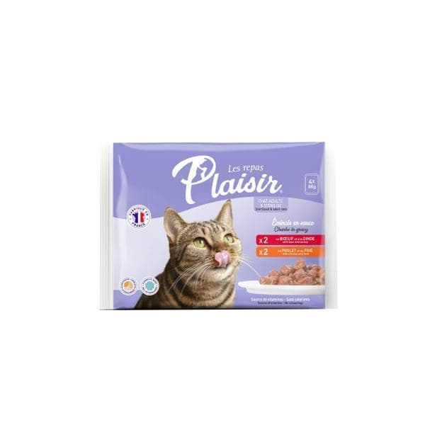 Pack Pochon 4x85gr Poulet Boeuf