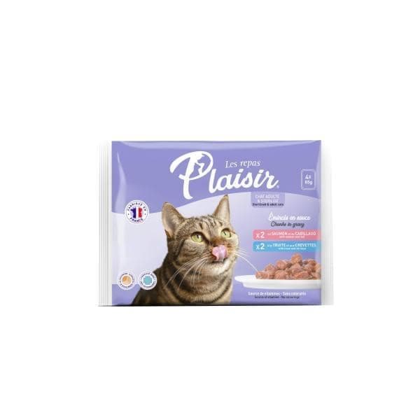 Pack Pochon 4x85gr Saumon Trout