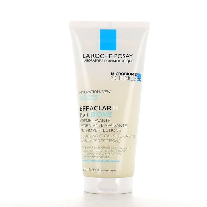La Roche Posay Effaclar H Iso-biome Creme Lavante Anti-imperfections Tube 200 ML (date Proche 06/2026)
