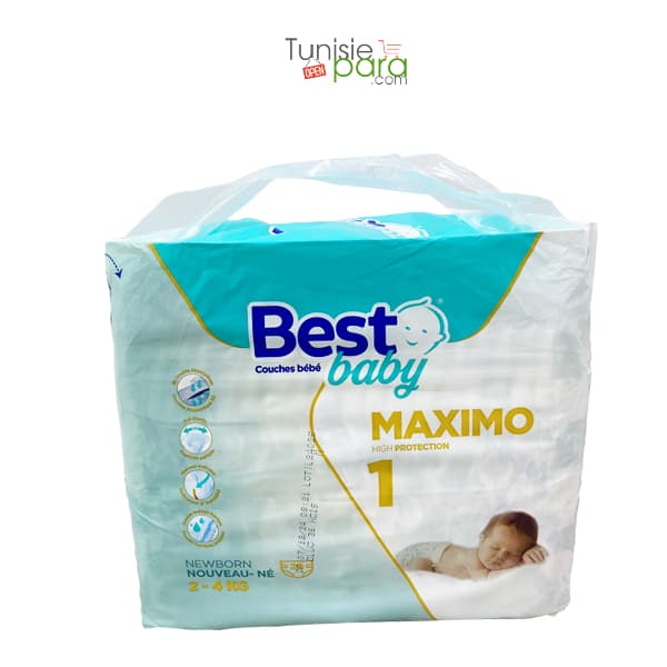 Best Baby Couche Bebe Maximo Nouveau Ne 2-4kg B/20