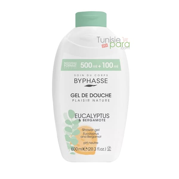Byphasse GEL De Douche Eucalyptus & Bergamote 600 ML