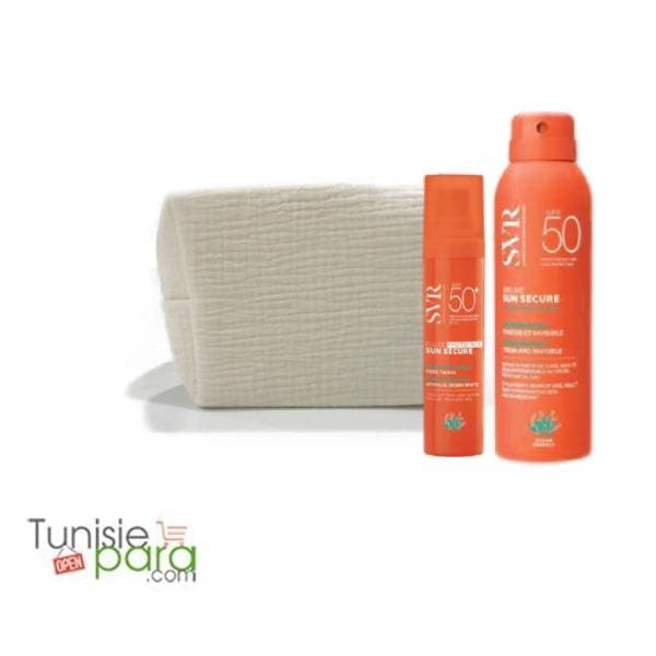 SVR Pack Sun Secure Fluide Photo-age + Sun Secure Brume 30% + Trousse Gratuit