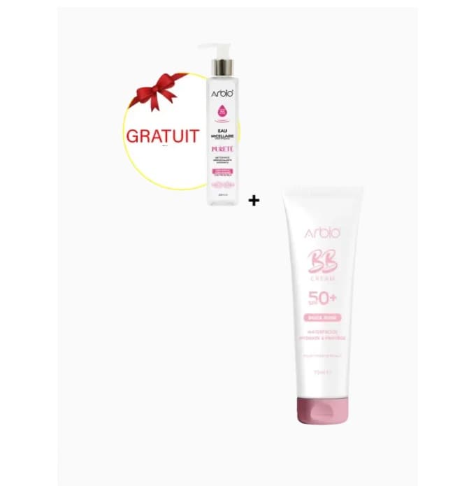 Arbio BB Creme Rose + Eau Micellaire Gratuit