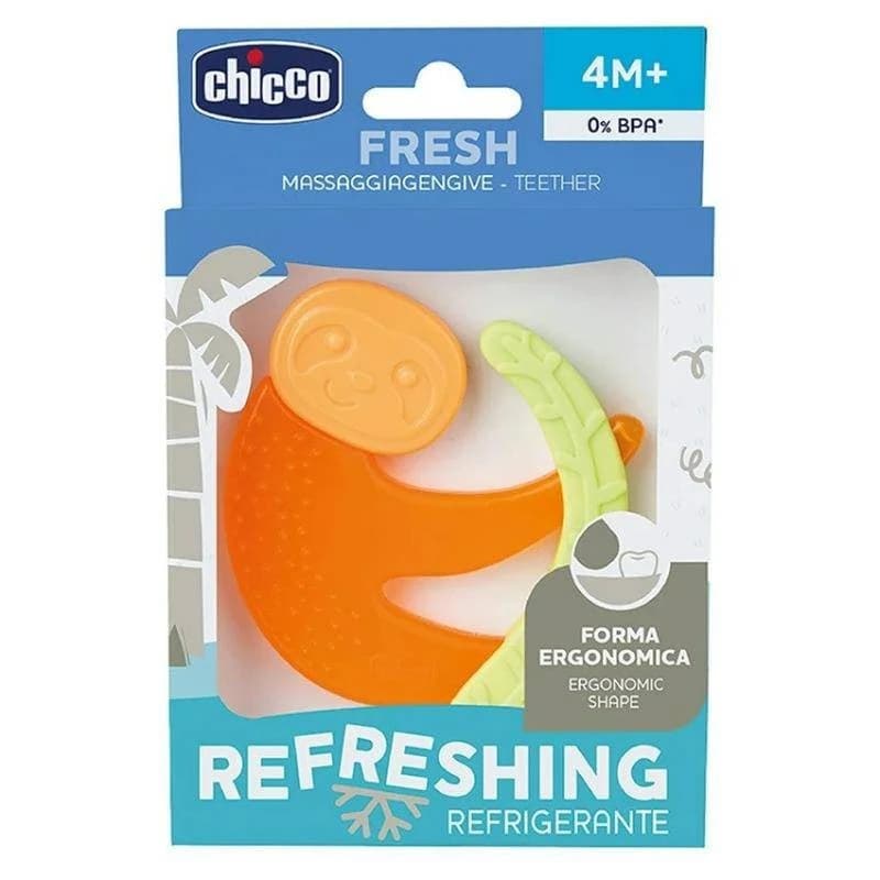 Chicco Anneau De Dentition +4m Fresh Relax Singe Orange