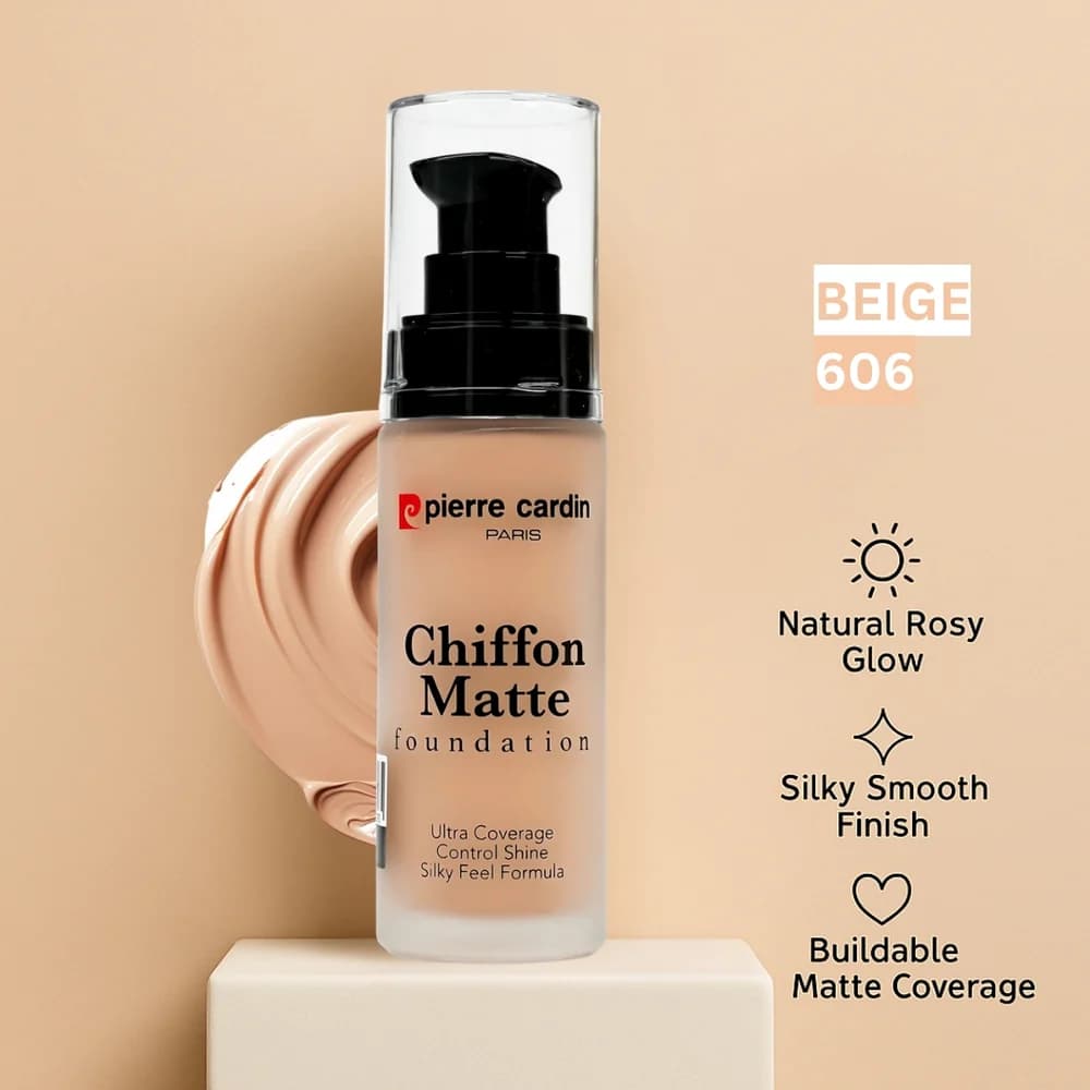 Pierre Cardin Chiffon Touch Foundation 606