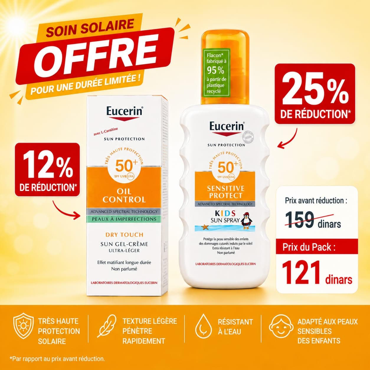 Pack Eucerin: Soin Solaire