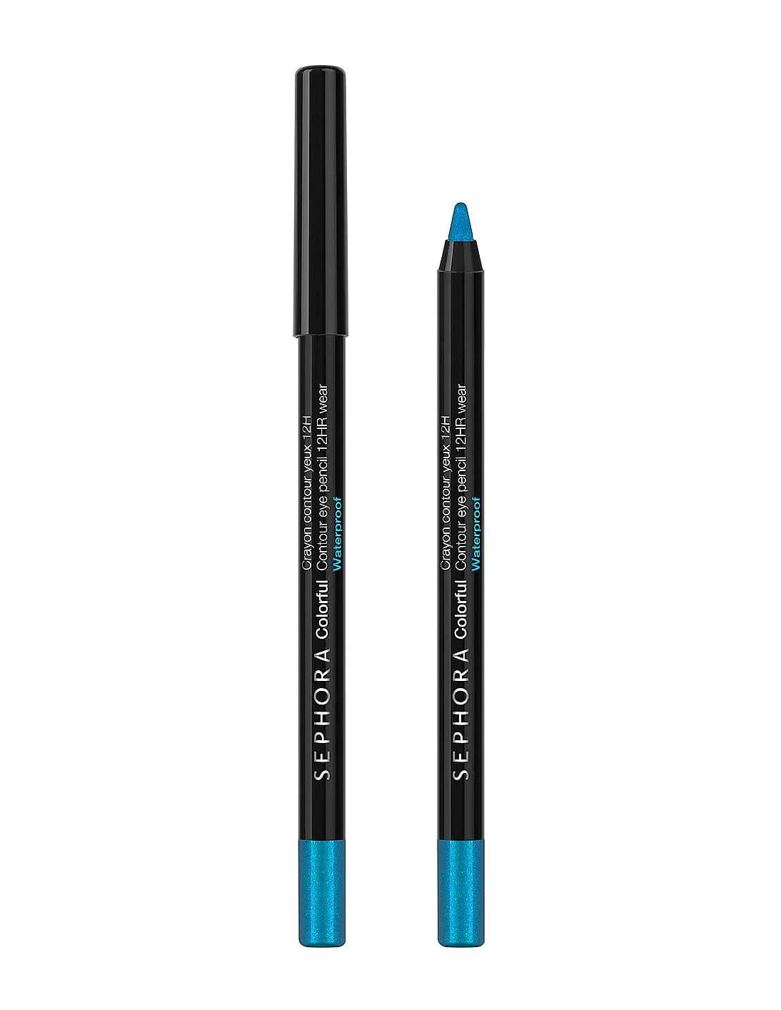 Sephora Crayon Contour Des Yeux 12H 50 Peacock Blue Waterproof