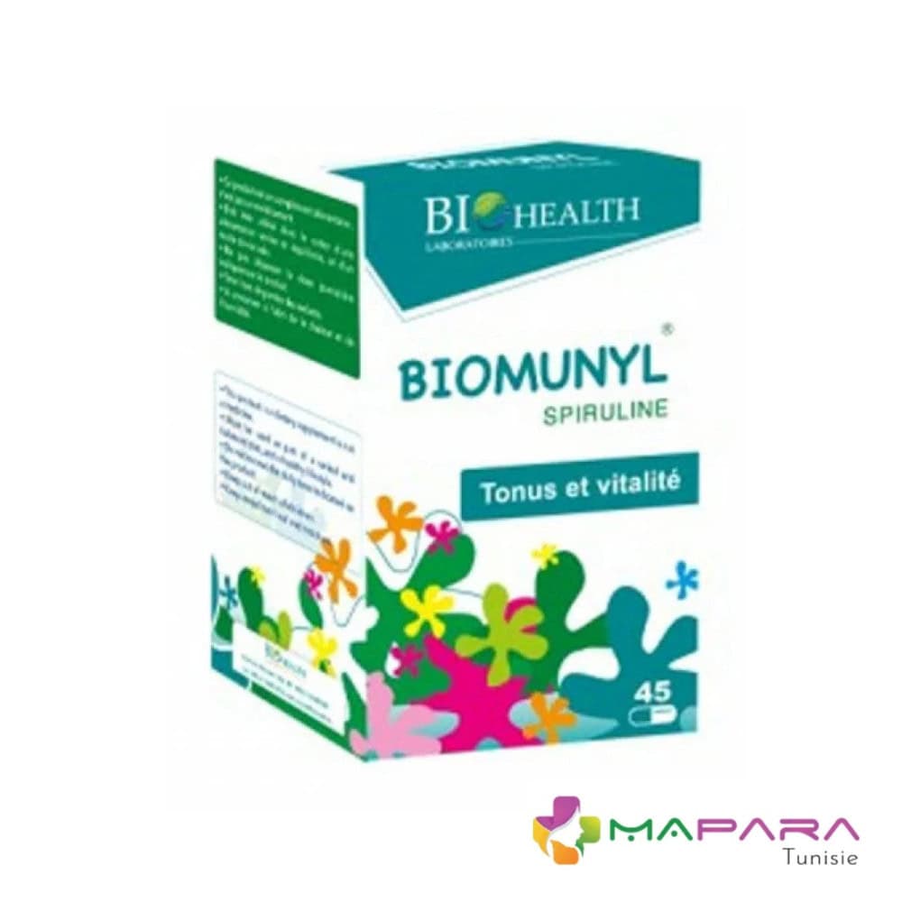 Biohealth Biomunyl Spiruline 45 Gelules