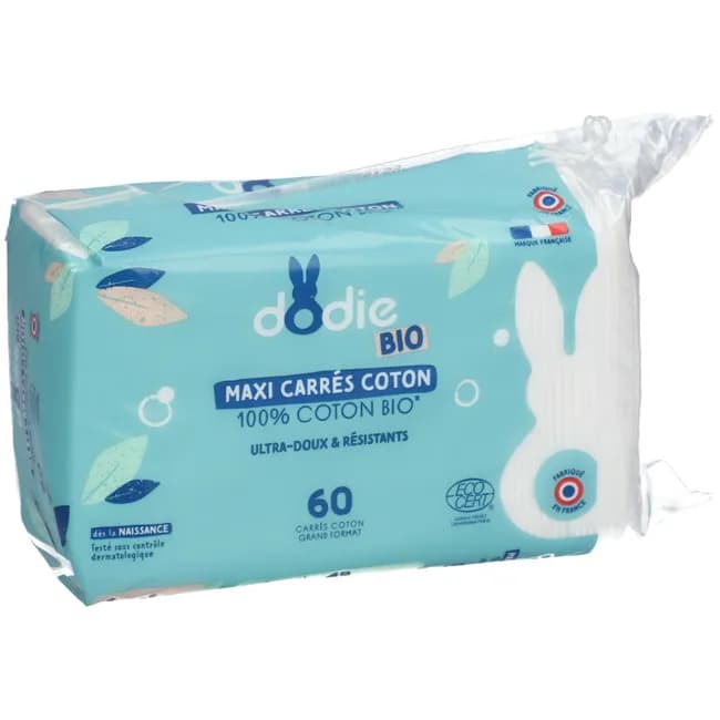 Dodie Maxi Carres Coton Bio X 60