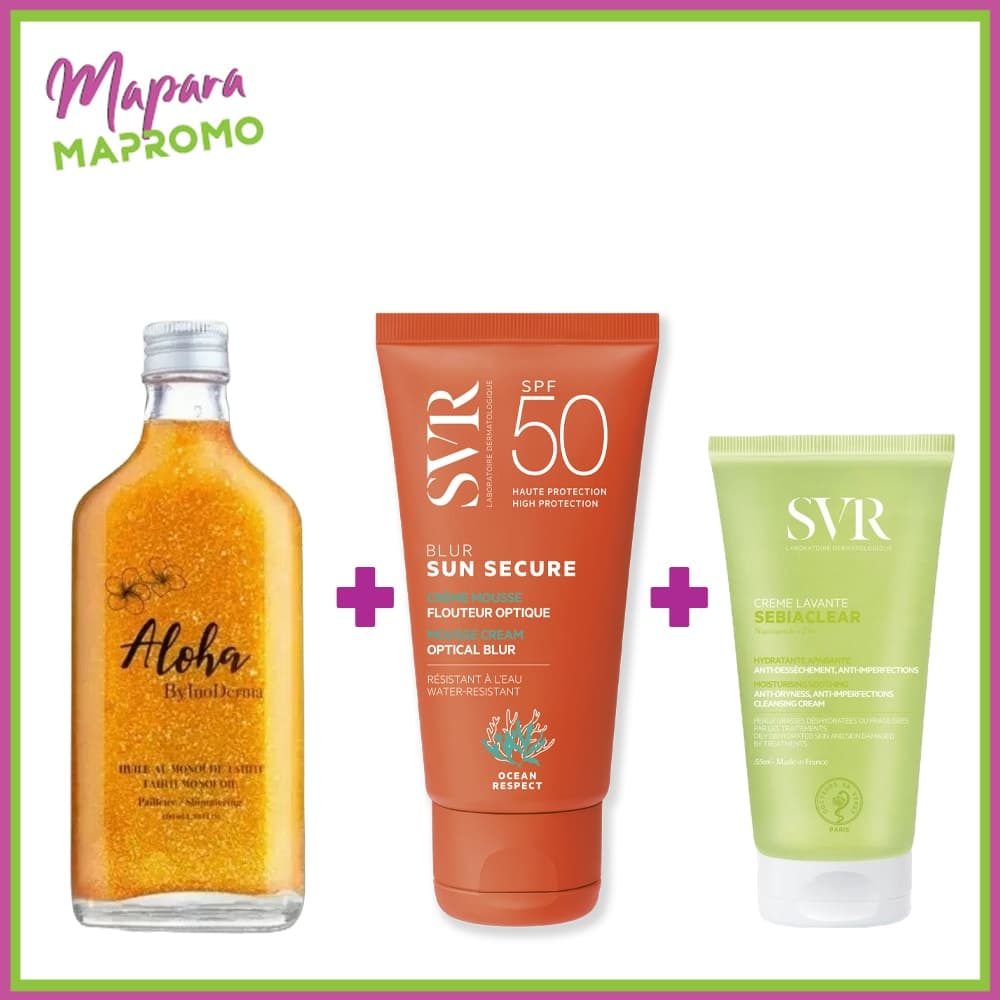 Trio Aloha Gold + SVR Blur + GEL Sebiaclear Offert