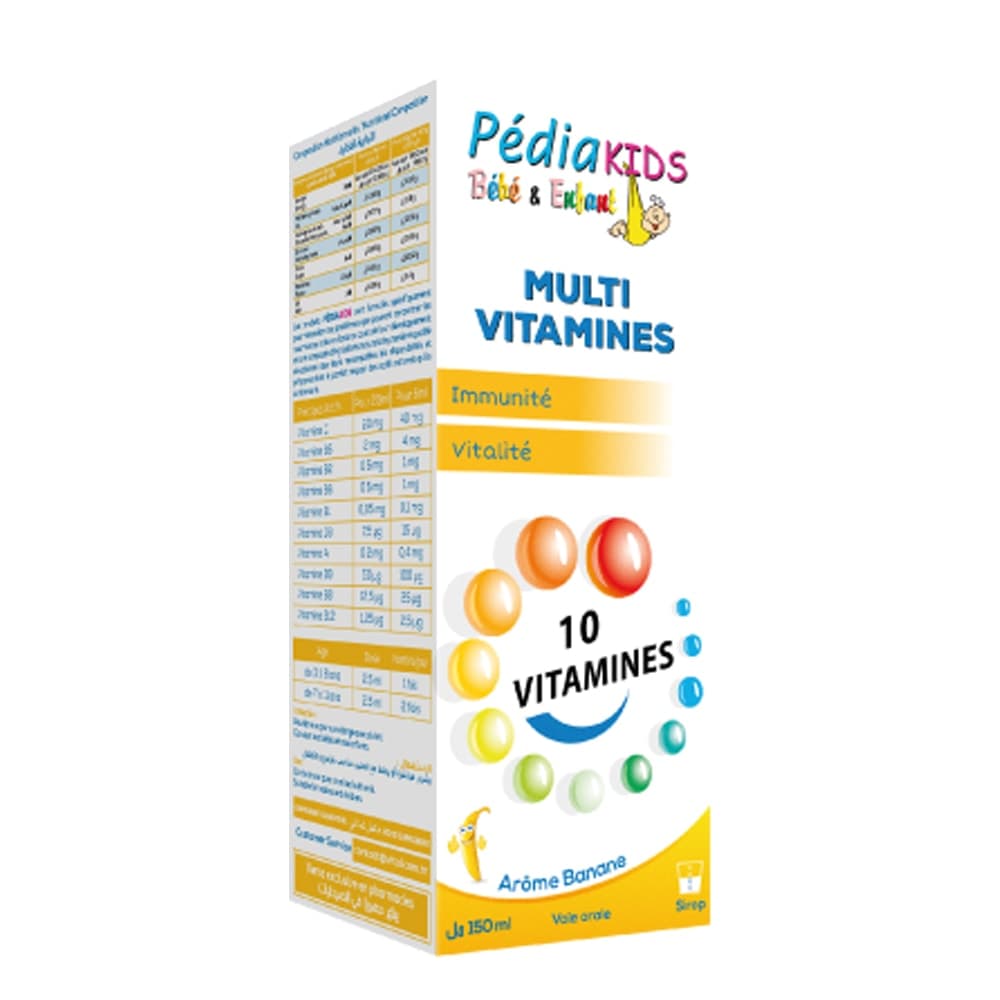 Pediakids Multi Vitamines Banane 150 ML