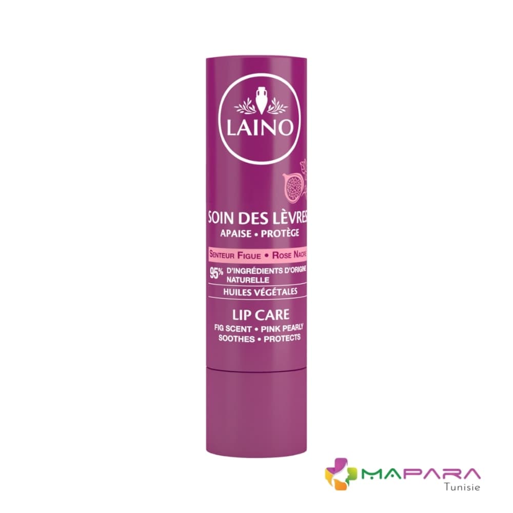 Laino Soin Des Levres Senteur Figue Rose Nacree 4g