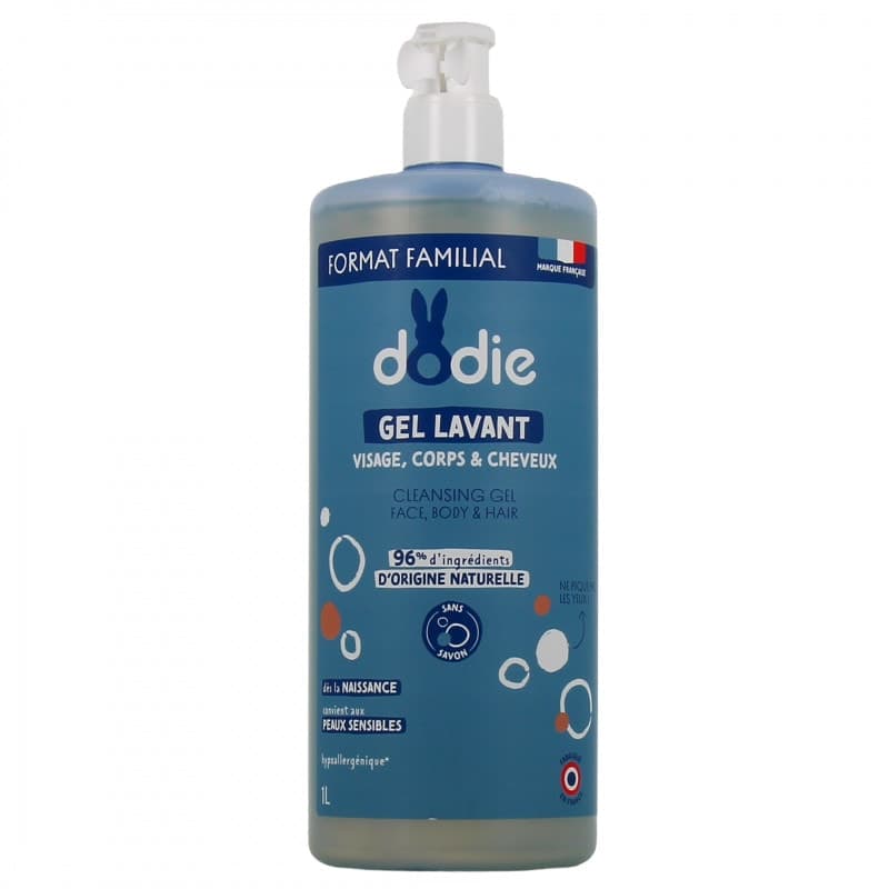 Dodie GEL Lavant Bebe 3 En 1 Visage, Corps Et Cheveux 500ml