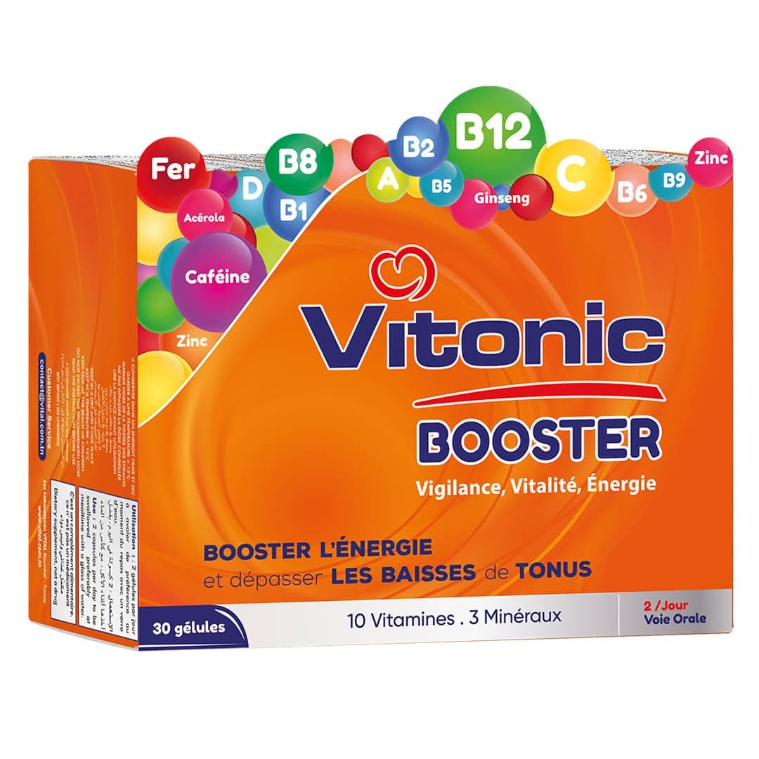 Vitonic Booster Vitalite 30 Gelules