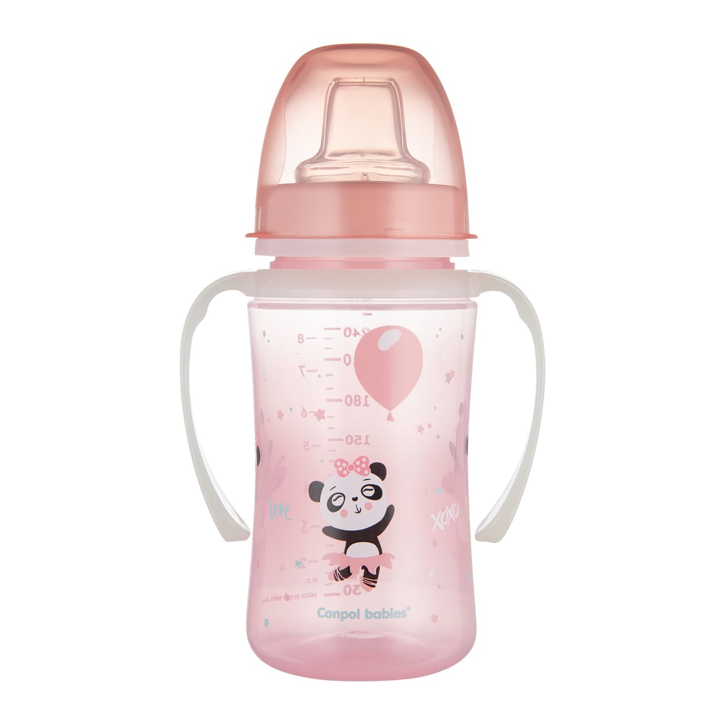 Canpol Tasse Exotic Animals Rose 240ml 35/208