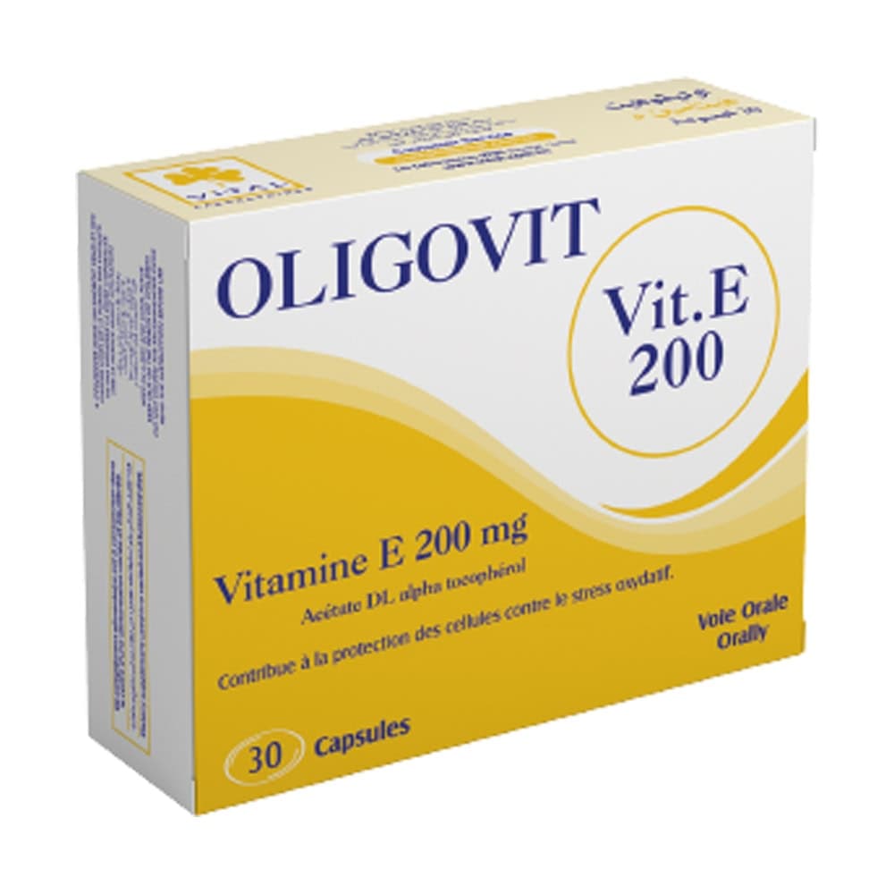 Oligovit Vitamine E 200 30 Gelules