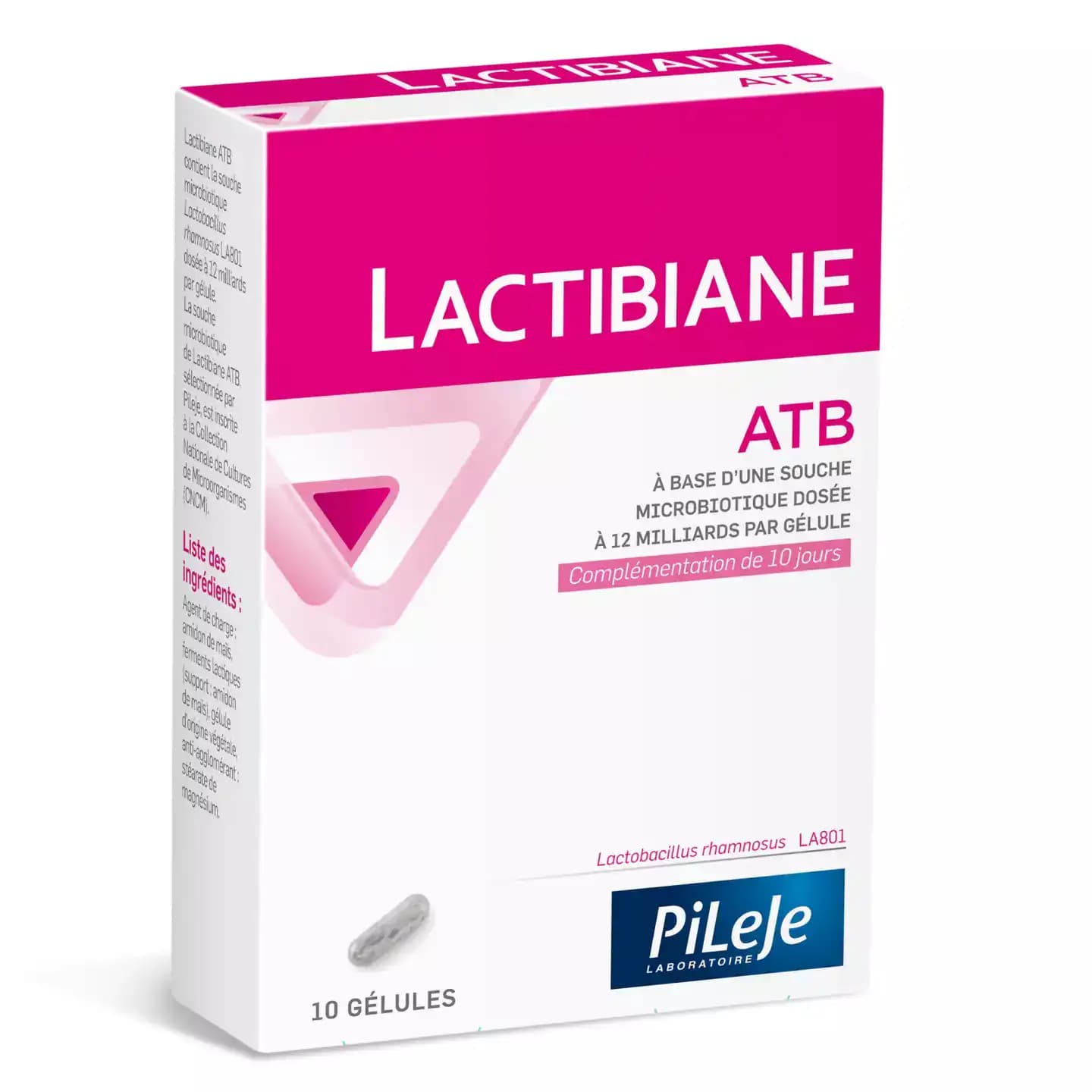 Pileje Lactibiane Microbiotiques Atb 10 Gelules
