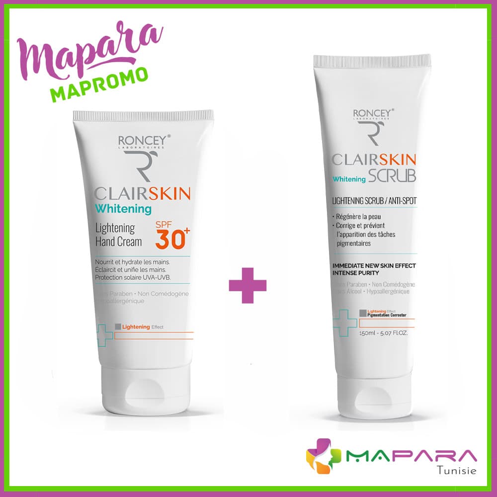 Roncey Duo Clairskin Gommage Eclaircissant
