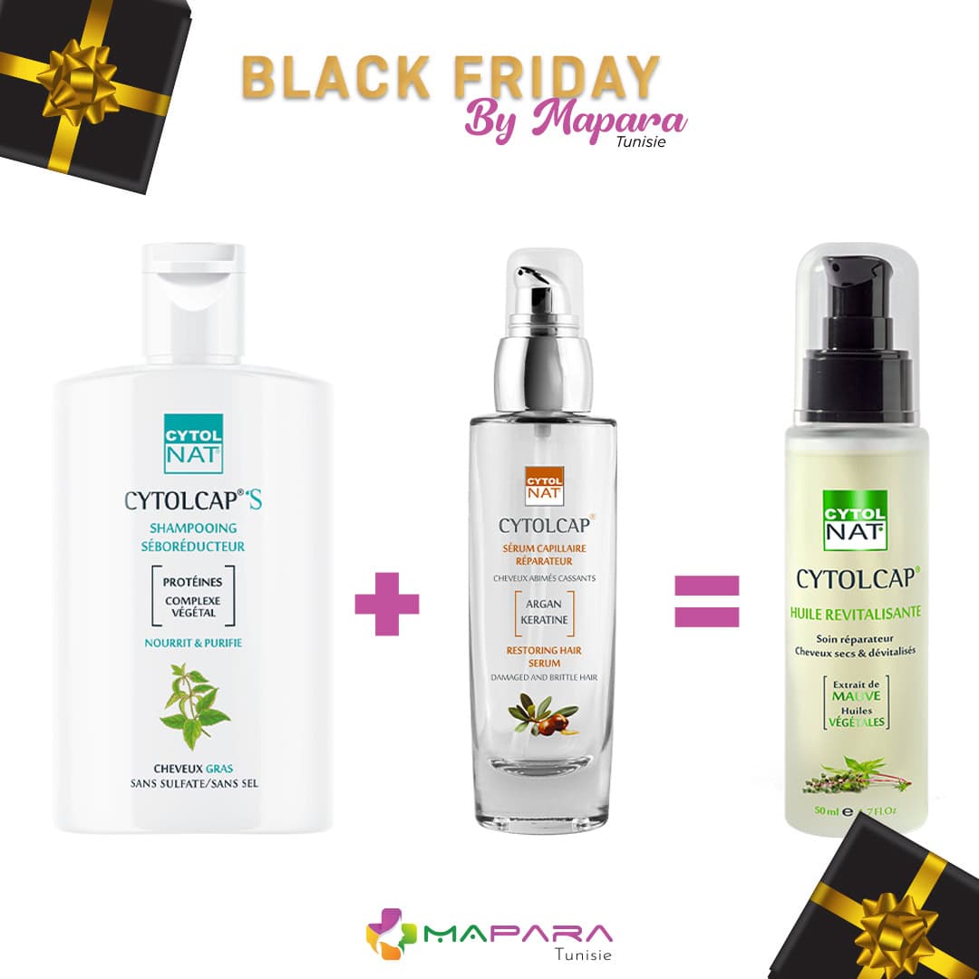 Cytolnat Expert Reparation Cheveux Gras + Huile Revitalisante Offerte