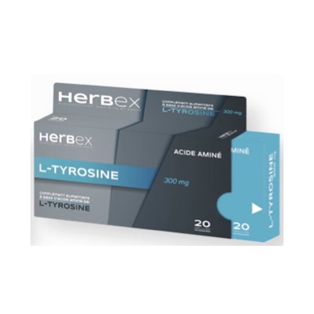 Herbex L-tyrosine 300 Mg 20 Gelules