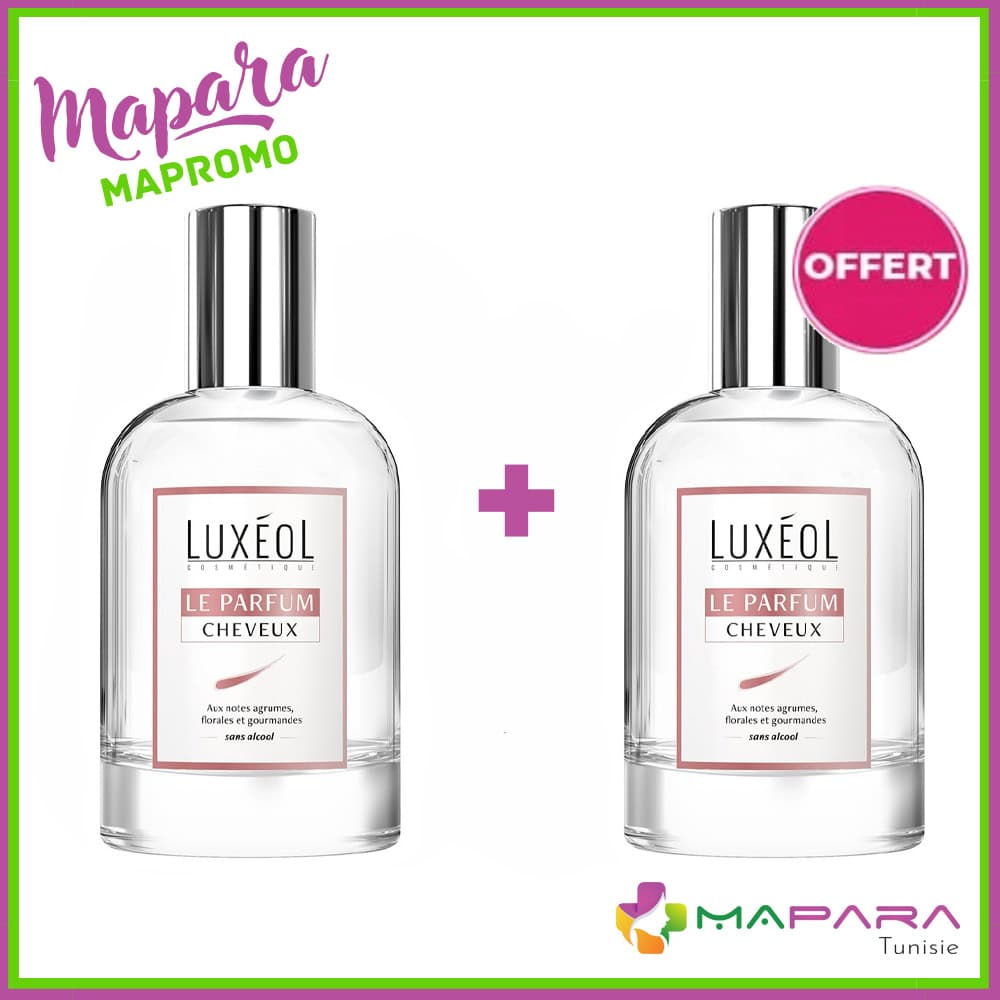 Luxeol Parfum Cheveux 50ml 1+1 Gratuit