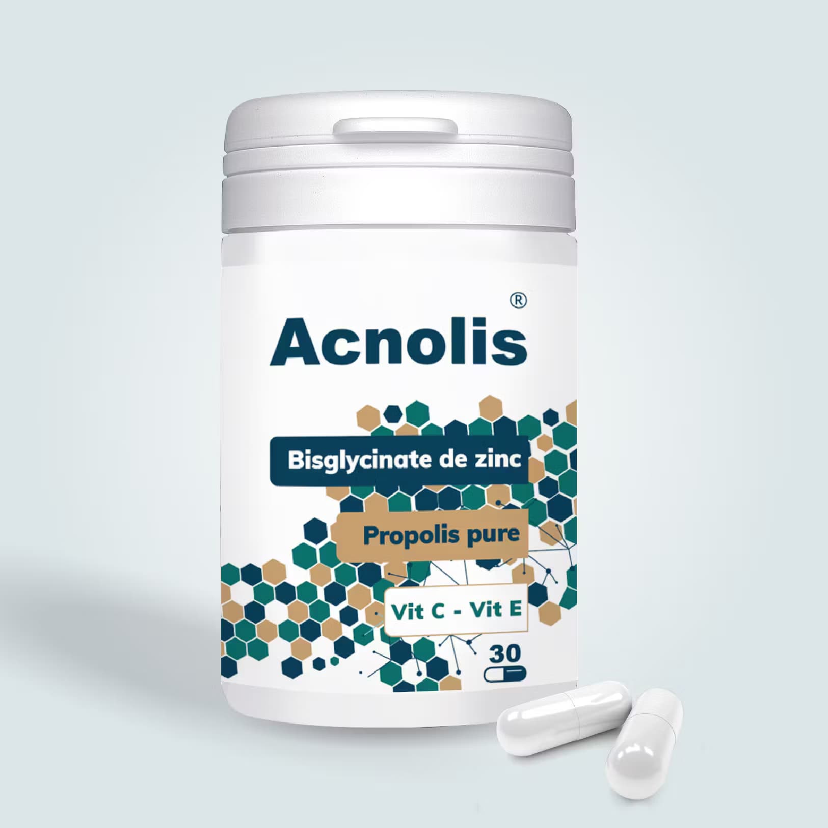Biohealth Acnolis Bisglycinate De Zinc 30 Gelules