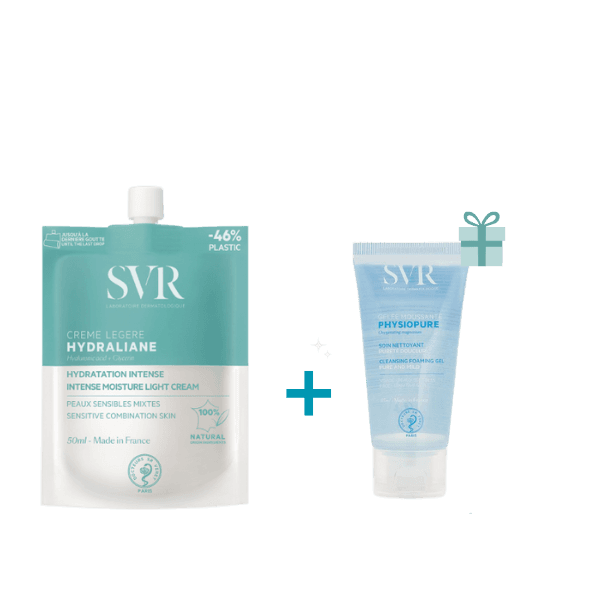 SVR Hydraliane Creme Legere 50ML + Gelee Moussante 55ML Offerte
