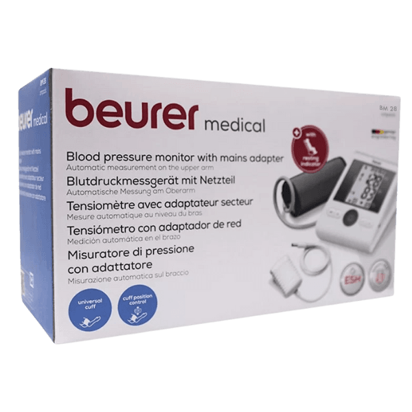 Beurer Bm28 Tensiometre A Brassard + Bloc Secteur